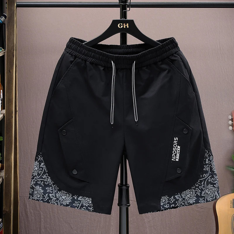 Mens casual loose sports pants overalls mens summer fashion beach highquality shorts 250312