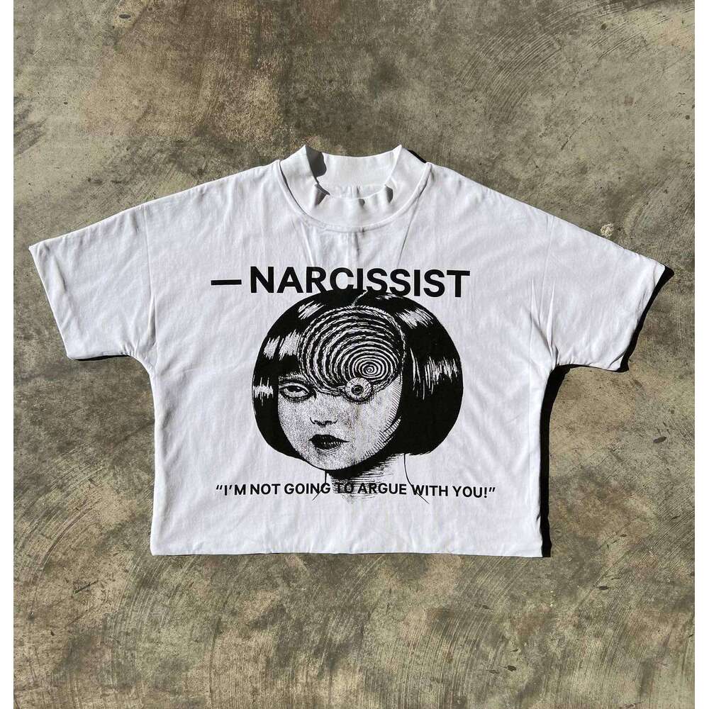 American style printed high street unisex t-shirt, trendy and personalized short sleeved top