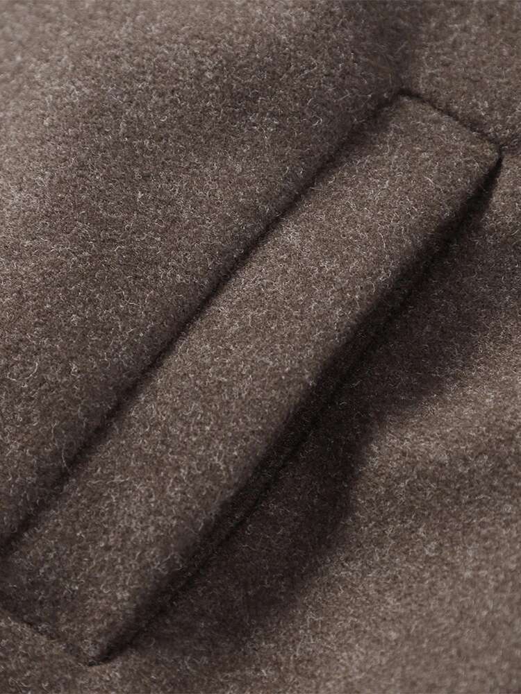 Fashion Turn Down Collar Fleece Short Coats For Women Casual Solid Single Breasted Pockets Jackets Autumn Female Chic Outerwear