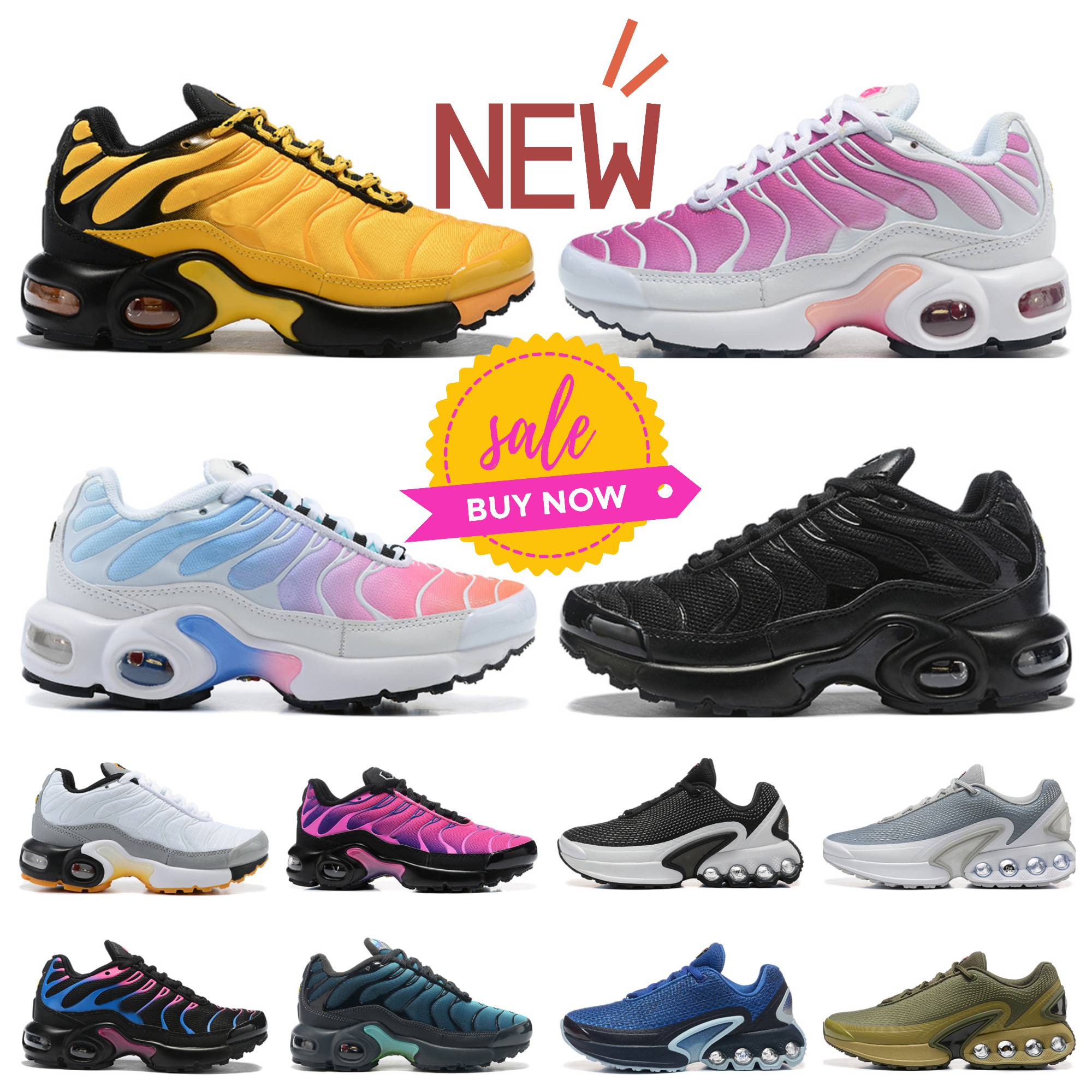 2025 TN 2.0 Kids Boys Girls Kids Shoes tns plus Girls children dns Runners Sneakers Athlete Youth Big Boys Toddlers Black Outdoor tnplus Sneakers Designer EUR 28-35