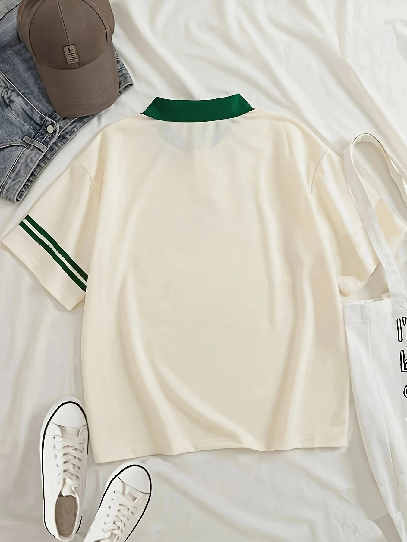 Italy No18 Mens Casual Polo Shirt Summer High Quality Short Sleeve Loose Large Neutral Top 250312