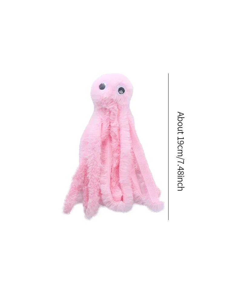 Cat toy Cute octopus plush toy bite resistant teeth interactive play pet supplies