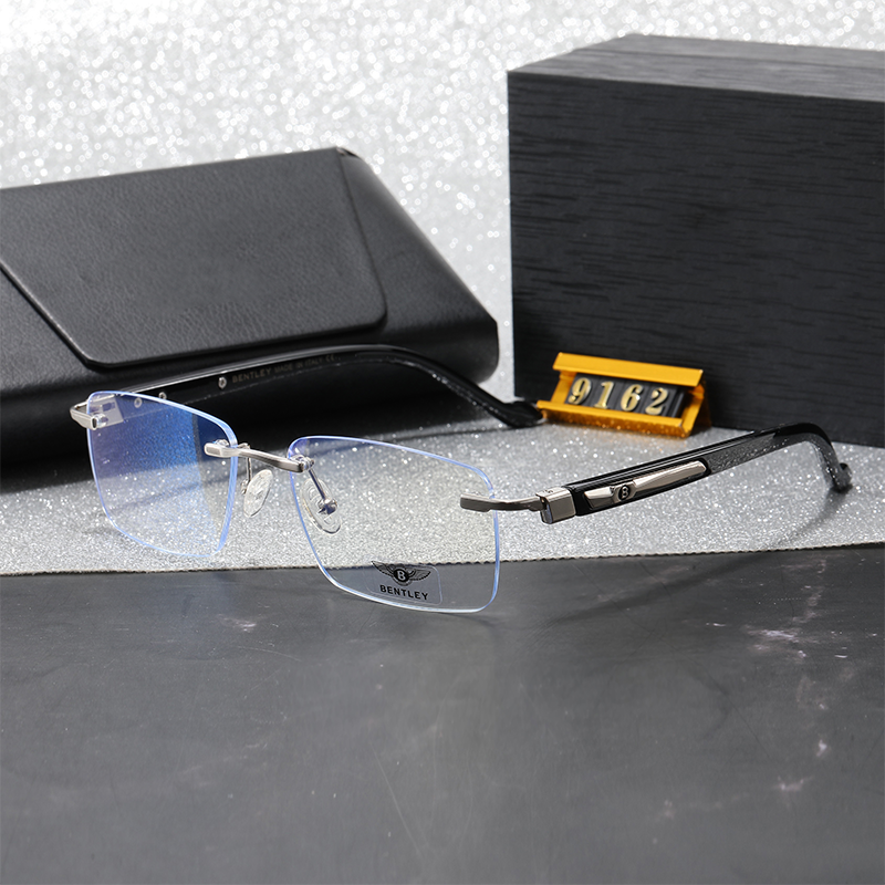 New stylish rimless cut diamond color-changing anti-blue light anti-fatigue men and women models