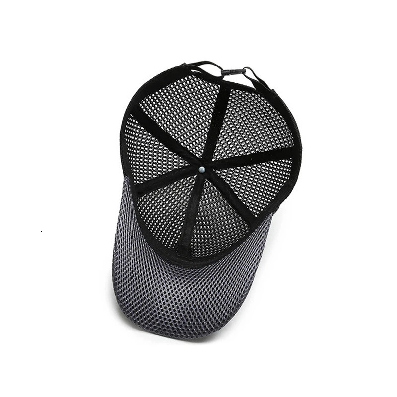 Mens Mesh Baseball Cap Breathable Summer Caps Dad Hat Outdoor Fishing Hats Bone Trucker Womens hat 250311
