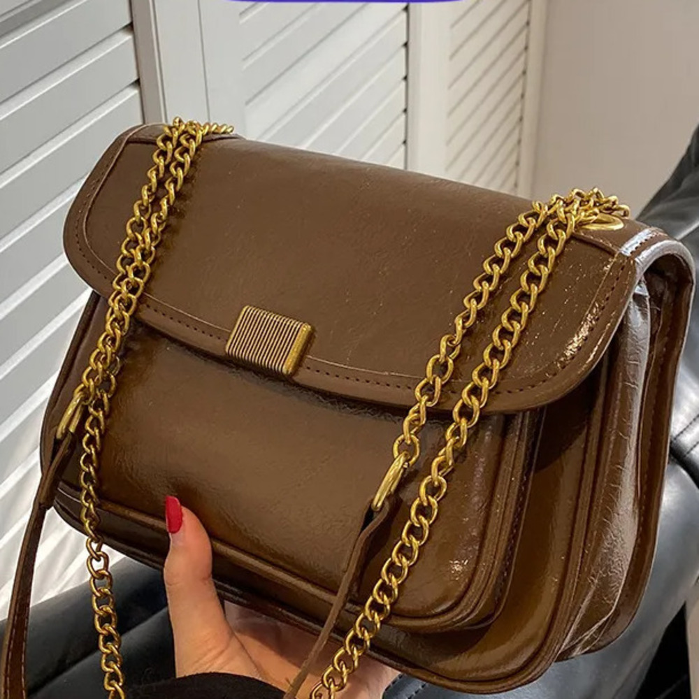 This Autumn Women's Popular Versatile Designer Diagonal Cross Bag 2025 New Light Luxury Fashion Chain Shoulder Bag Diagonal Small Square Bag Mini