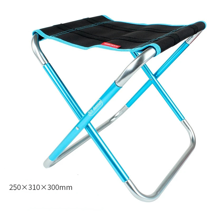 Folding Stool Large 7075 Aluminum Alloy Outdoor Portable Barbecue Fishing Folding Chair Camping Climbing Stool Portable Chair 250312