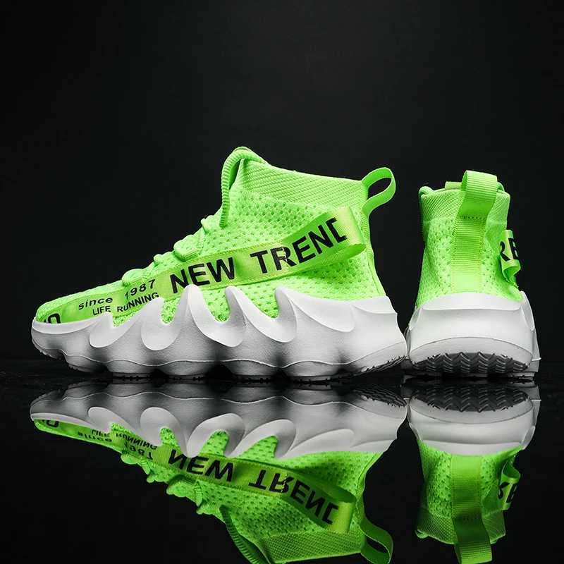 Unisex summer casual sports shoes short chubby breathable mens outdoor running shoes womens thick soled non slip Zapatillas new colorXJ250312