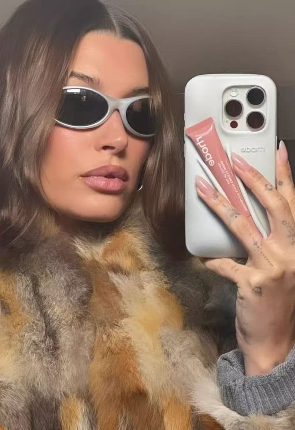 rhode phone case Lipstick Portable Case Design Lip Gloss Lipstick Lip Balm 3D Make-Up Silicone Phone Case for iPhone 16 15 14 13 12 Pro Max Holder Cov