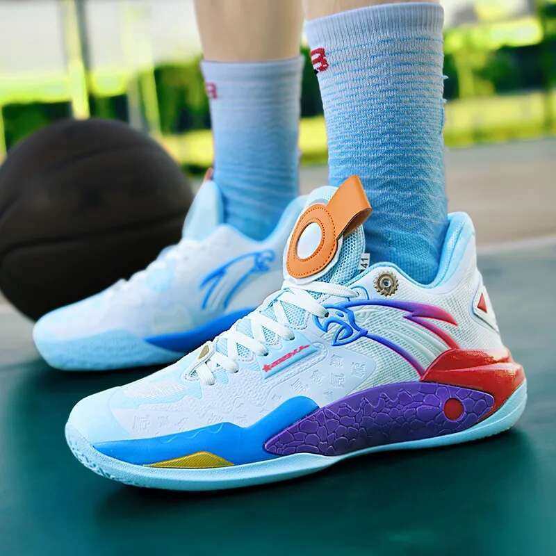 High Quality Sneakers For Men Fashion Pink Fluorescent Basketball Women Professional Design Men's Sports Shoes