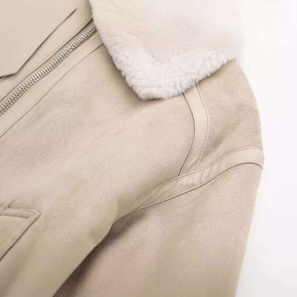 Y2k2023 Autumn New Collection Women's Double Sided Short Style Solid Color Loose Clip