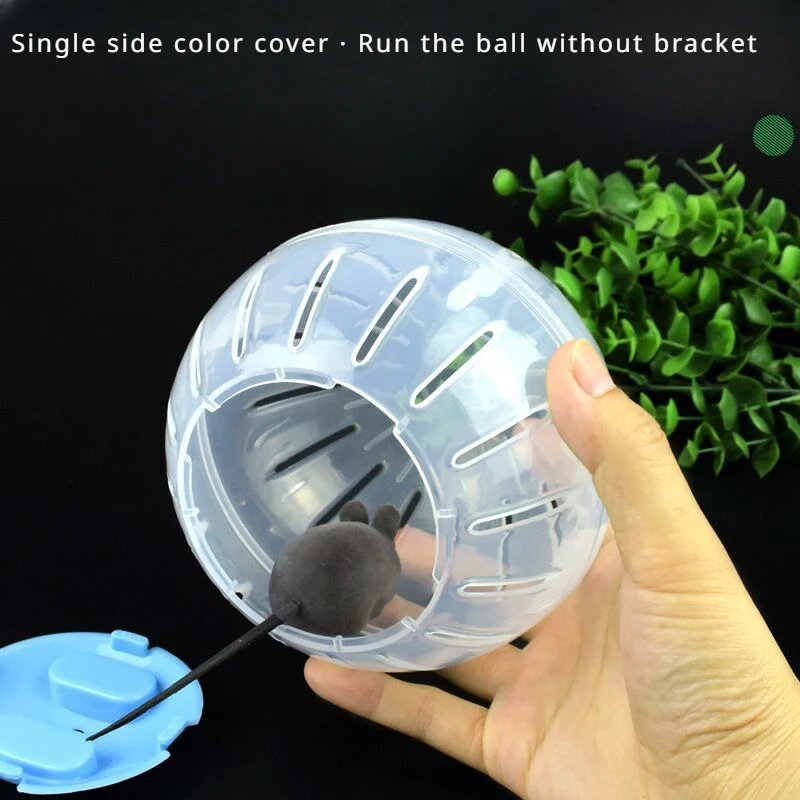 Color Cover Running Ball Pet Hamster Toy Clear Roller Fitness Crystal Sports Wheel Pet Supplies