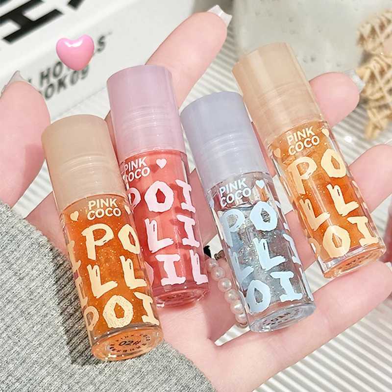 Water Light Lip Gloss Jelly Glass Lip Oil Moisturizing Transparent Plumper Lips Makeup Hydrating Shiny Liquid Lipstick Lip Care W250312
