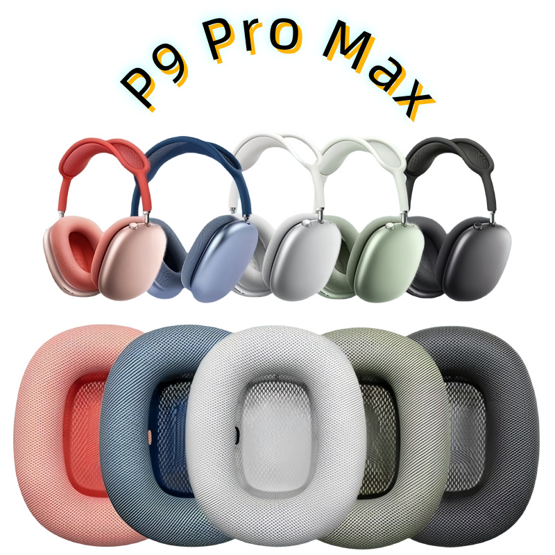 airpodmax max headphones Top-level p9 pro Max headphones Wireless Earphones Bluetooth Headphones Stereo HIFI Super Bass Headset Max Noise Cancelling Headset