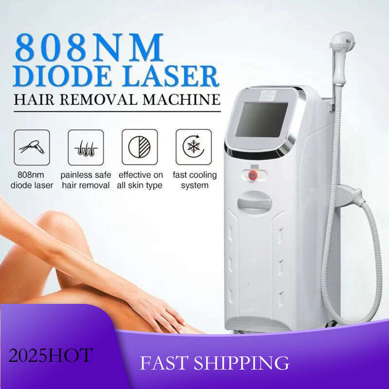 Good 808nm Diode Laser Hair Removal Machine Professional Painless Permanent Hair Removal Skin Whiting Beauty Salon Equi
