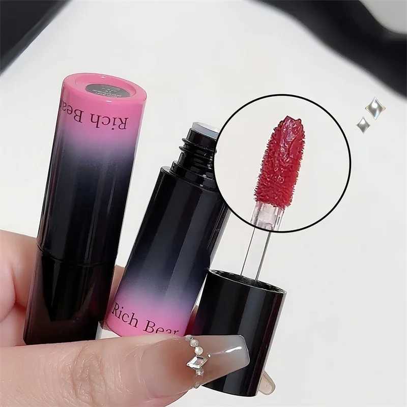 Matte lipstick Matte velvet mouse Grey pink lipstick waterproof durable stick free cup sexy red lip color Korean lipstick makeup W250312