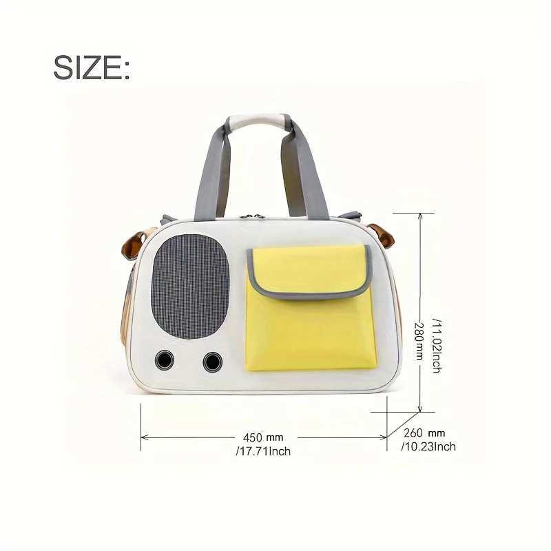 Portable Pet Carrier Ventilated Foldable Space Capsule Design Single-Shoulder Bag for Easy Travel - Perfect for Cats Smal 250205