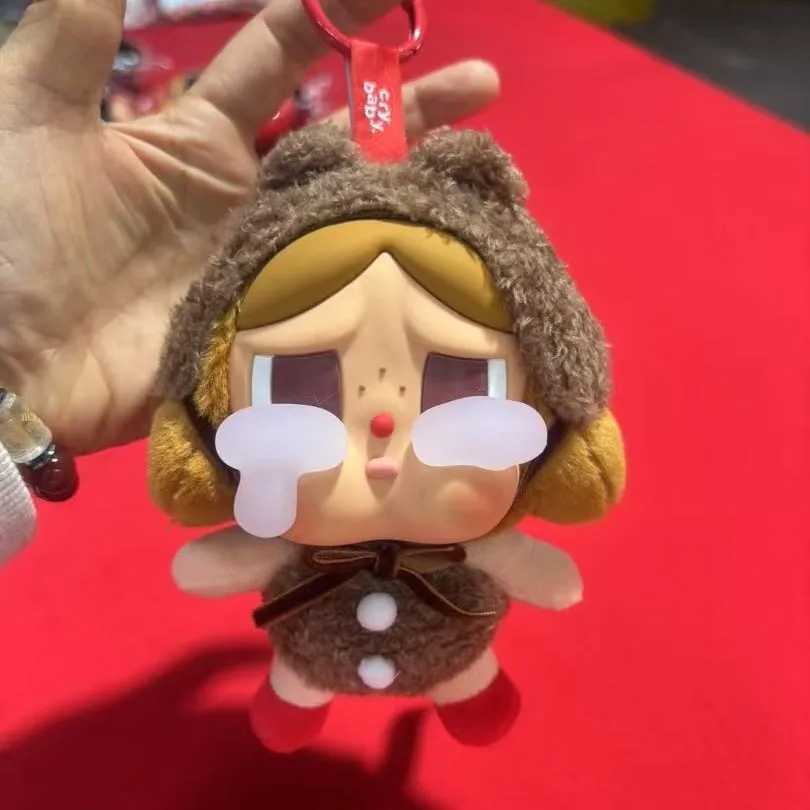 New Product Labubu Crying Baby Southeast Asian Blind Box Nude Version Plush Doll Dumbbell Cute Keychain Bag Gift Basket X250312