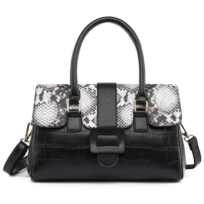 Women's Bags handbag Women's handbag new snake skin pattern large capacity women's business shoulder commuting bag