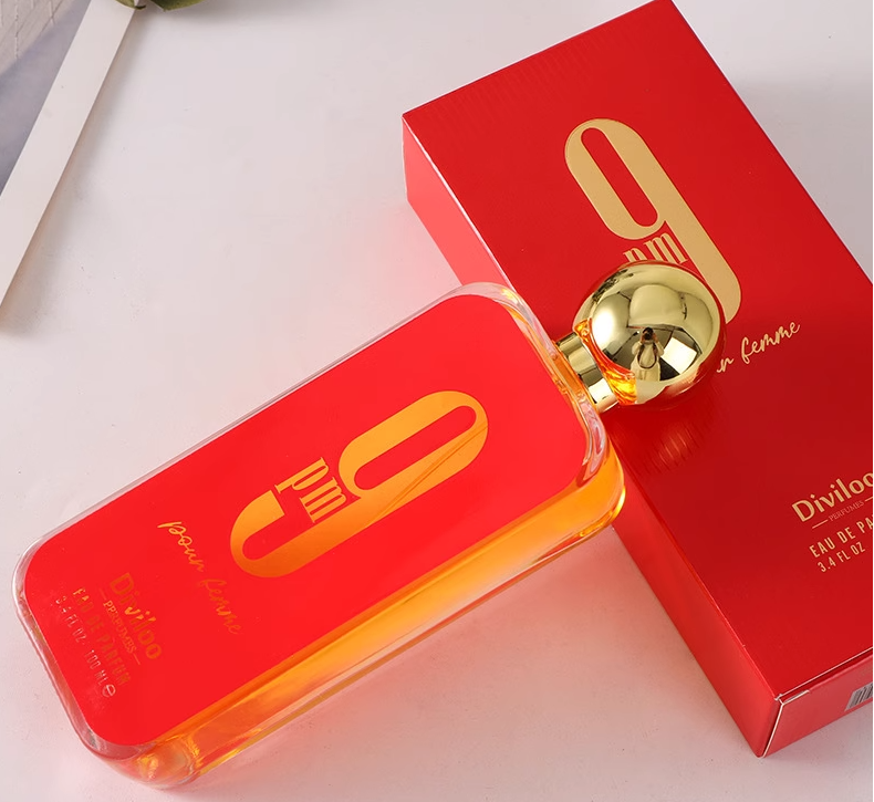 Premium Red Oriental Perfume - Light Aroma & Strong Scent - 100ml