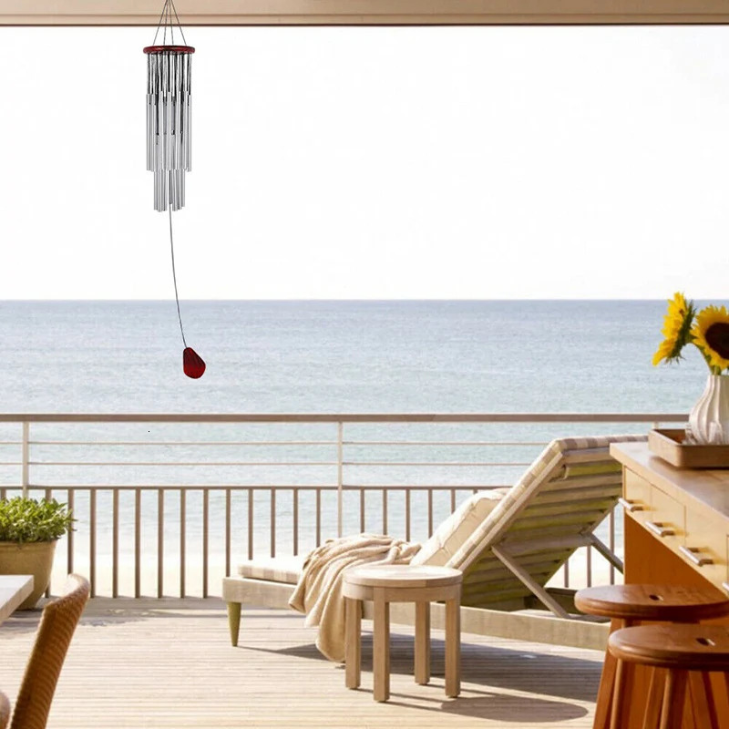 Wind Chimes Outdoor Large Deep Tone Hanging Ornament Garden Home Mobiles Wind Chimes Windchime Outdoor Garden Home 250311