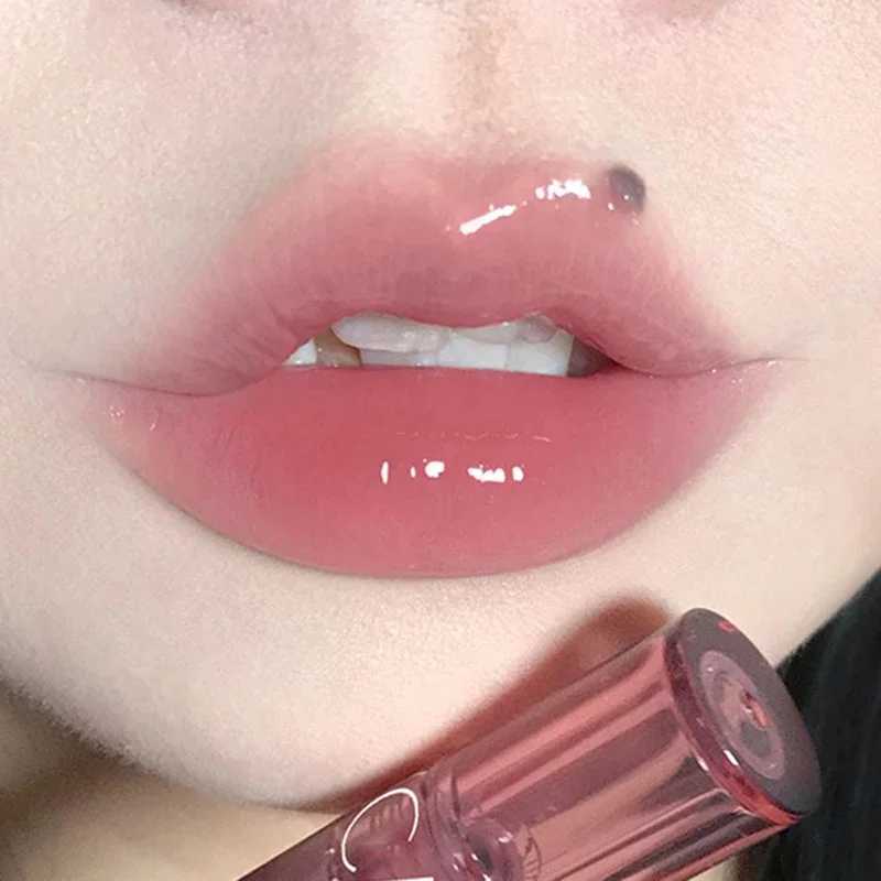 Water Gloss Lip Gloss Moisturizing Liquid Crystal Jelly Lip Oil Lip Tint Waterproof Long Lasting Glossy Grape Tint Makeup W250312