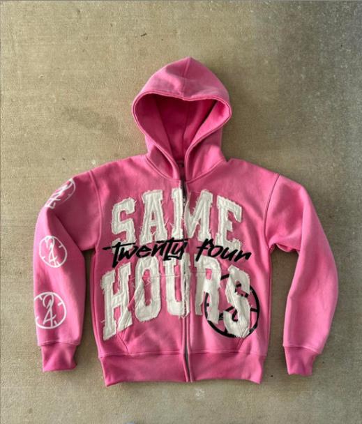 Harajuku Inspired Men's Retro Zippered Hoodie - Colorful Letter Print & Over-sized Fit