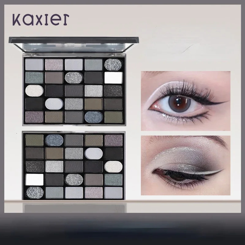 Dark Gothic Eye Shadow Palette Pearlescent Matte Fine Sparkle Strobes Punk Profound Three-dimensional Eye Shadow Makeup Cosmetic 250306