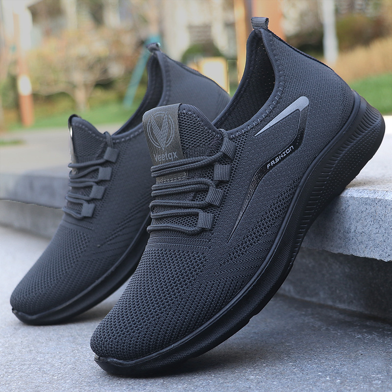 2025 New Men's Spring Men's Casual Shoes Designer Trendy Fashion Polyurethane Breathable Mesh Men's Outdoor Sports Shoes
