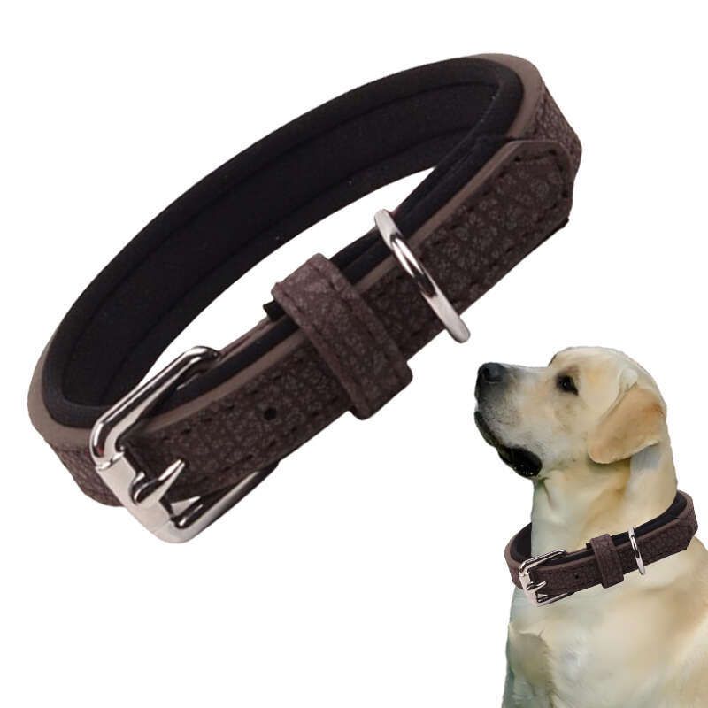 Leather Dog Best Collar Full Grain Heavy Duty Genuine Leather