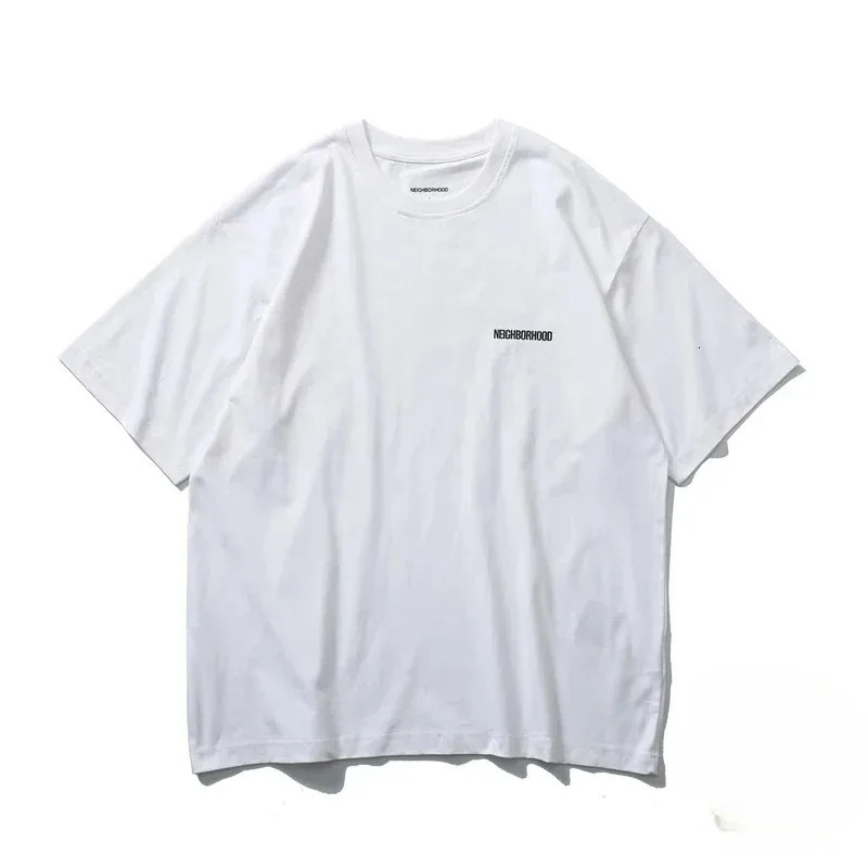 Tokyo Community Craft and Pride Mens Tshirt Black White NBHD Cotton Loose 250312