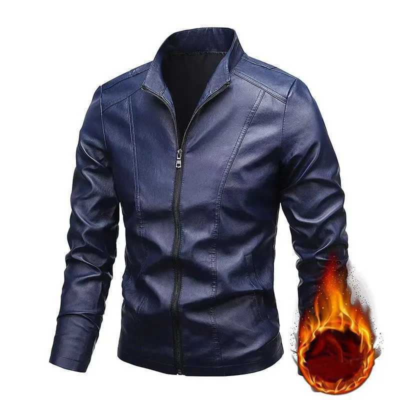 Spring Autumn Men Jacket Black Leather Coat Concise Young Man Bomber Jackets Zipper Leather Jacket for Men Plus Size M-5XL MY266T250311