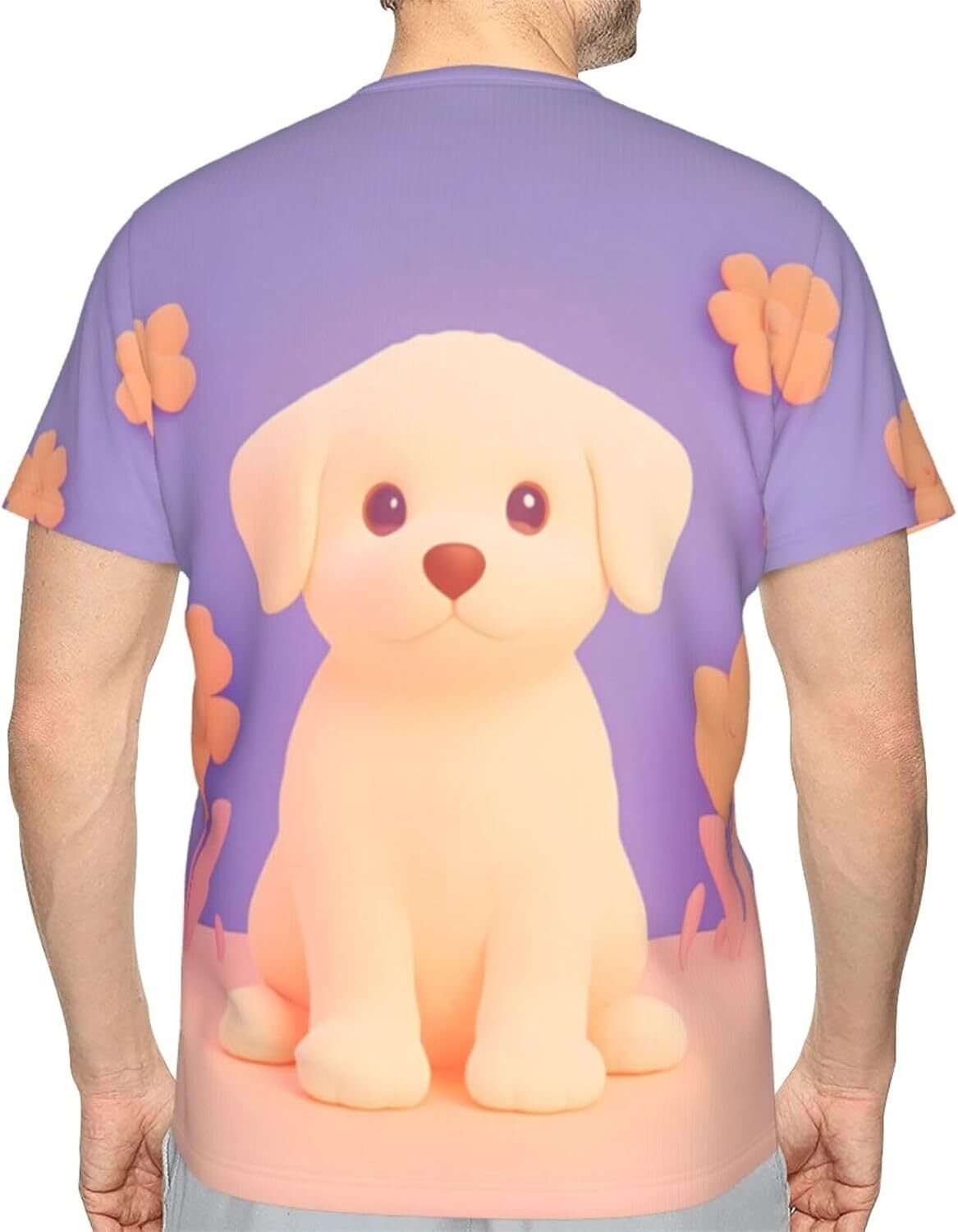 Mens T shirt Cute Dog Pattern Men's Women's T-Shirt Cartoon Dog 3D Printed Novelty Short Sleeve Unisex Fashion Tee tee Casual tops summer cl