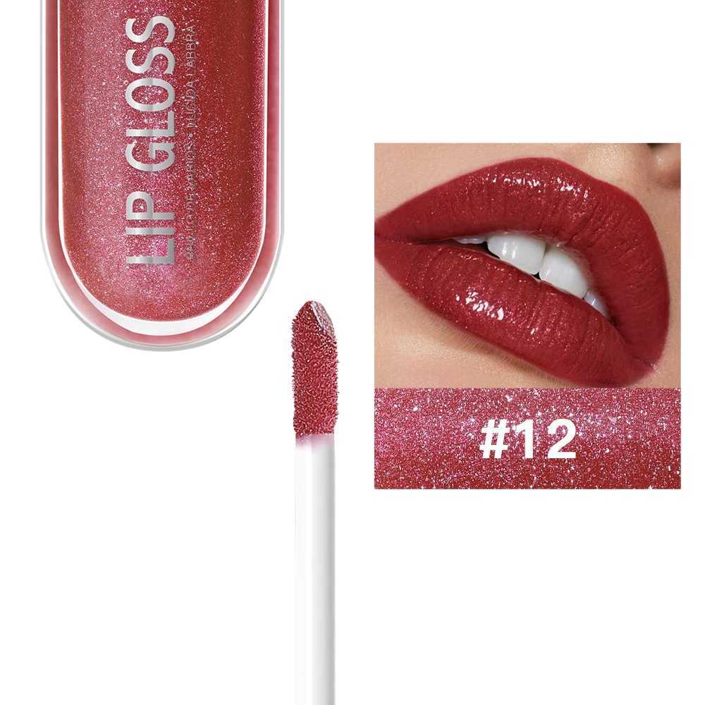 Ushas Glittering Lip Gloss Lasting Diamond Pearl Metallic Liquid lipstick Moisturizing lipstick 2 Color Korean Makeup W250312
