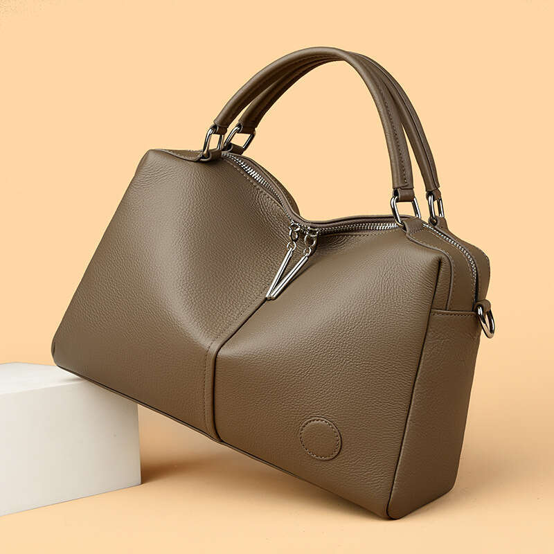 Women's Bags Handbag Genuine Leather Autumn New Fashionable Style Handbag With High-End Feel, Large Capacity, Niche Crossbody Bag For Women