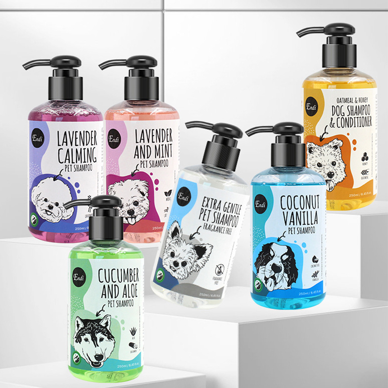Pet hypoallergenic mild odorless shampoo, dog mint fragrance bath gel, universal bath gel for dogs