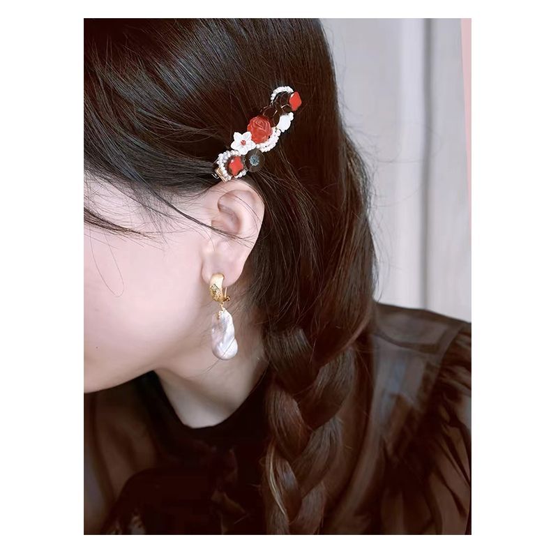 Freshwater Baroque Pearl Dangle Drop Earrings for Women - Chic Accessory