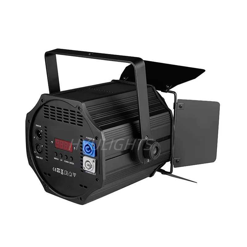 300W COB LED Par Light with Barn Doors Aluminum Dj DMX512 Beam Wash Strobe Effect Stage Lighting Warm White RGBWAUV 6in1 200W X250312