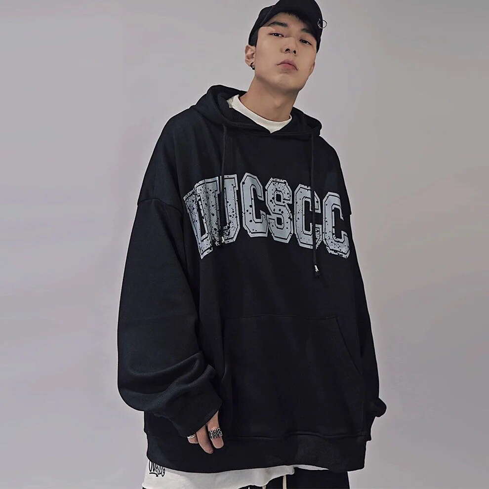 Y2K hip-hop printed hoodie, personalized, niche, high-end, loose high street men's and women's hoodie