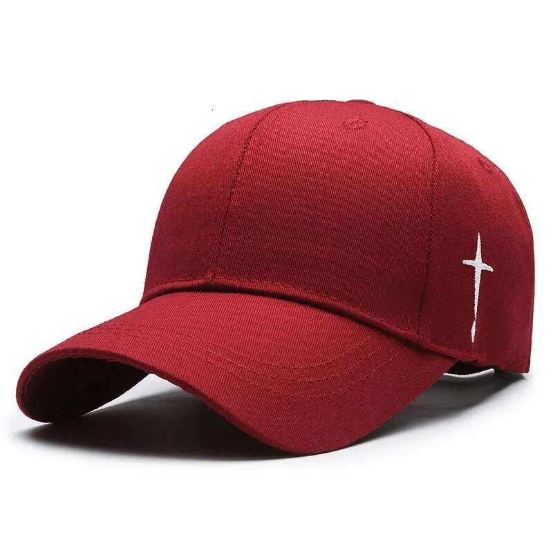 New Cross Water Drop Embroidery Baseball Caps Unisex Simple Solid Sunshade Cap Men Outdoor Adjustable Casual Sunscreen Hat