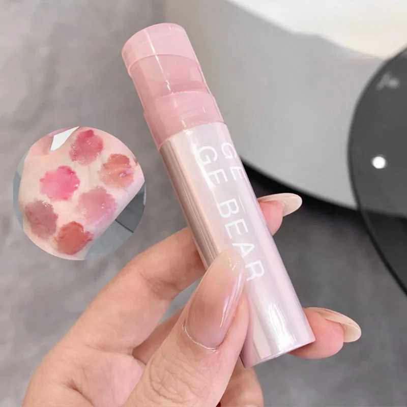 Gege Bear Water Gel Lip Gloss Hydrating Crystal-Clear Shine with Long-Lasting Color and Natural Finish W250312
