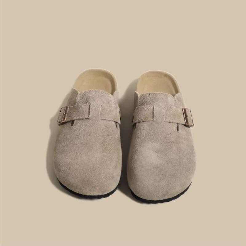 Boken shoes for women 2025 new couple's shoes, spring/summer casual, one foot kick, toe cap, half trailer
