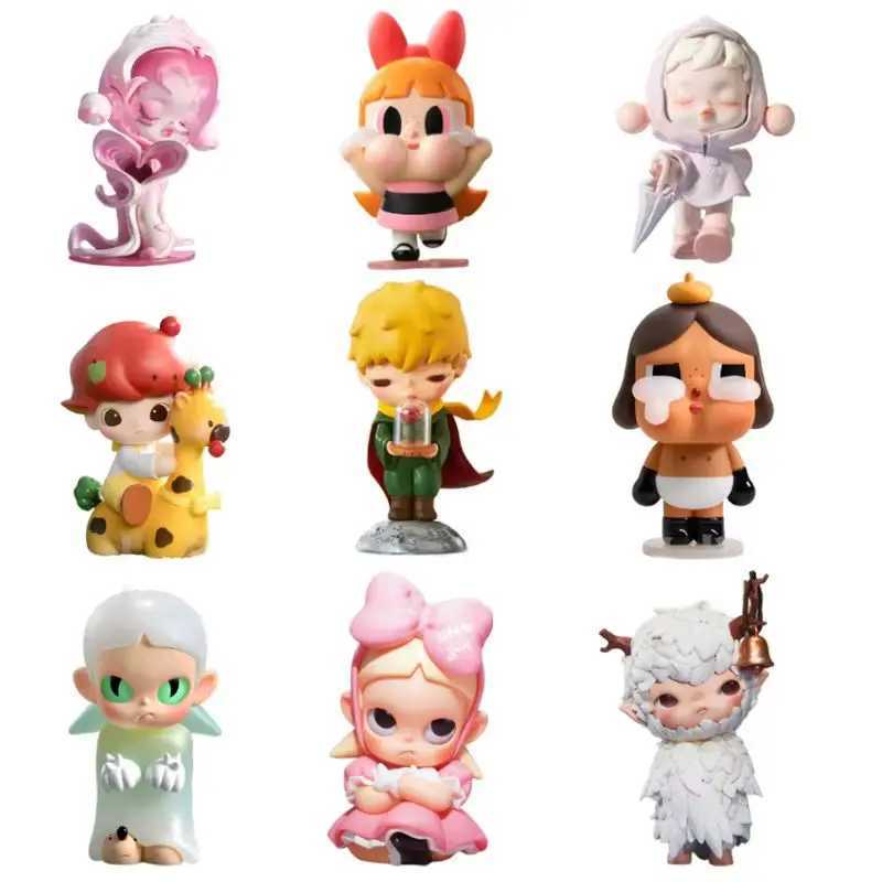 Whole Set Pop Mart Blind Box Labubu DIMOO SP MOLLY CRYBABY Hirono Mystery Box Decor Collection Birthday Gift X250312