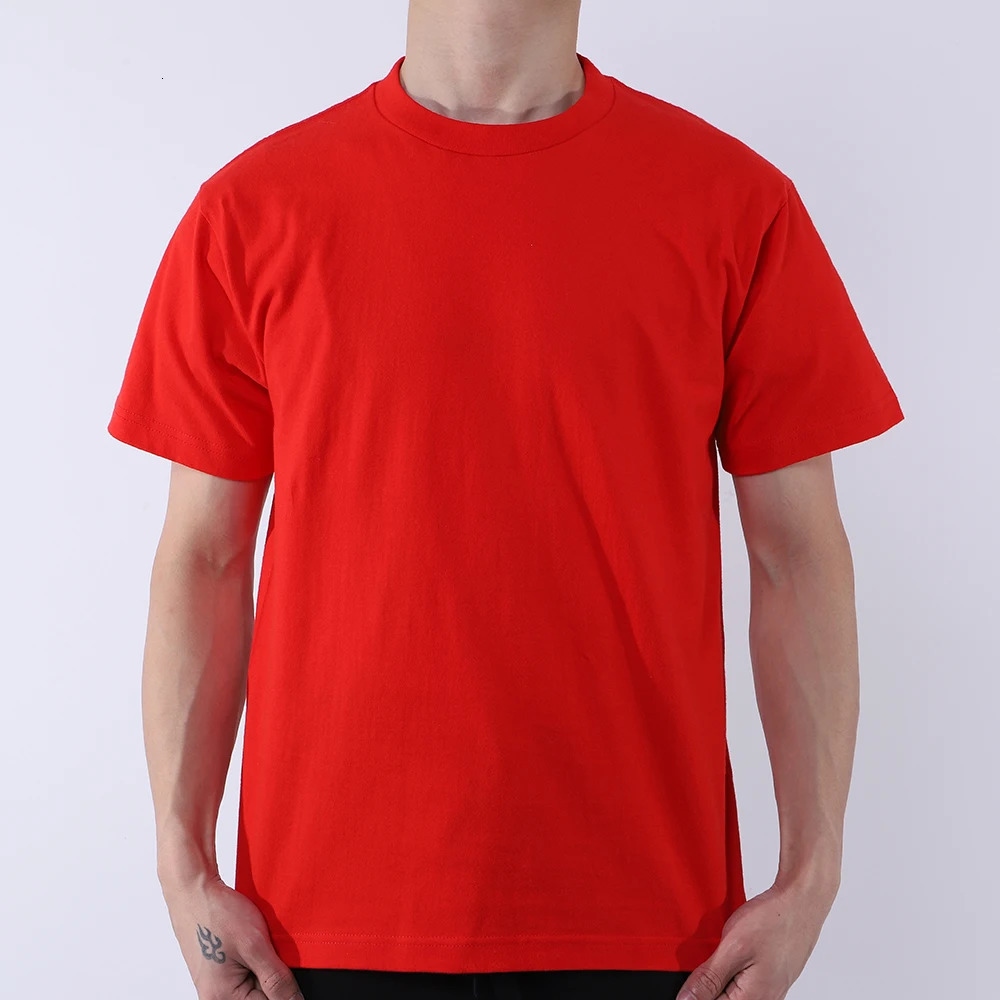 candy color 100% pure cotton mens and womens Tshirts oversized short sleeved fashionable soft Tshirt clothing 250312