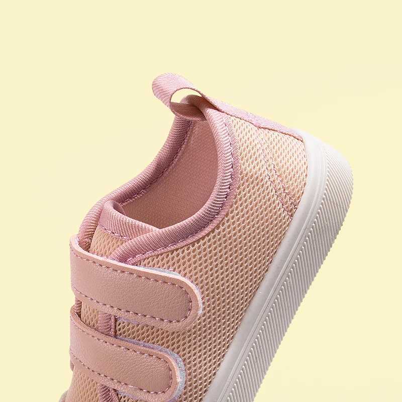 2025 New Spring Childrens Sports Shoes White Sports Shoes Soft Bottom Double Strap Casual Shoes EKC5323 Z250312