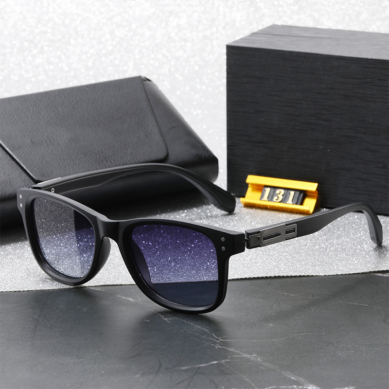 New Polarized Fashion Men's Sunglasses Outdoor Driving Sunscreen Cycling Explosive Sunglasses Classic Matte Black Frame UV Protection Designer Su