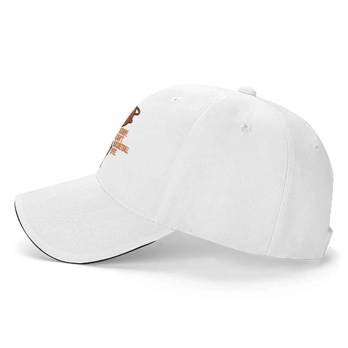 Pure Color Dad Hats Sorry Can't BASKETBALL Bye Adjustable Hat Sun Visor Baseball Caps Basketball Sports Peaked Cap