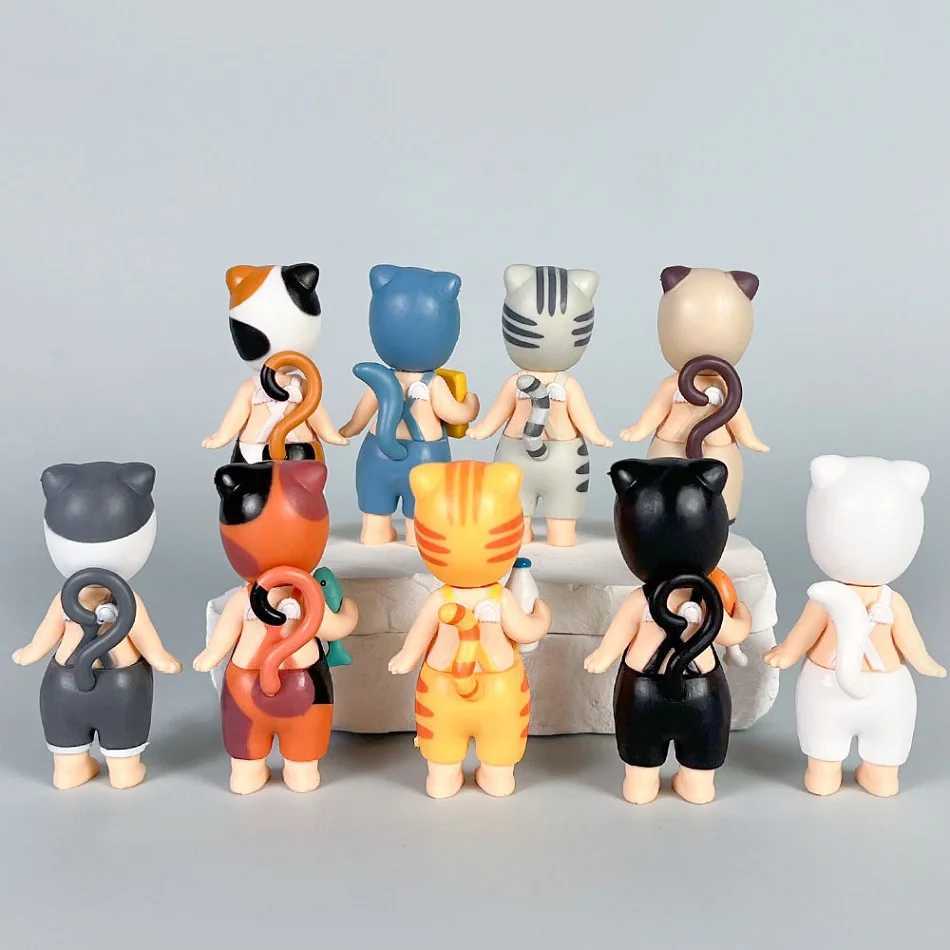 Cat Blind Box Sunny Angel Cat Life Action Character Toy Decoration Doll Fans Childrens Christmas Gift X250312