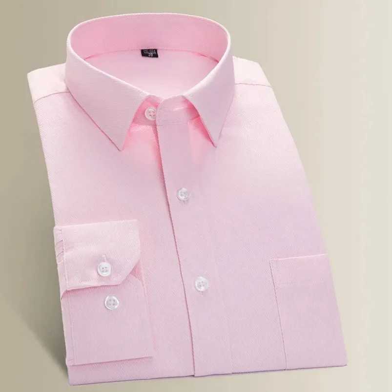 Large size 9XL 8XL 7XL mens long sleeved casual dress solid color regular suitable for designing business mens social shirts W250312