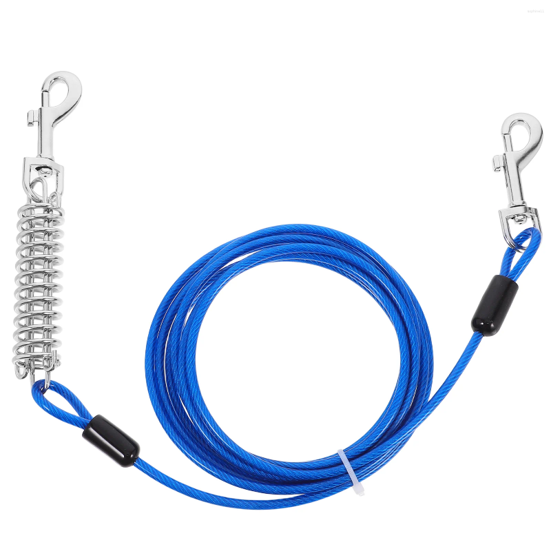 Update Tie Out Cable For Dogs Pet Tieout Tether Training Dog Run Chain With Swivel Hooks Yard Garden Park Camping Outside