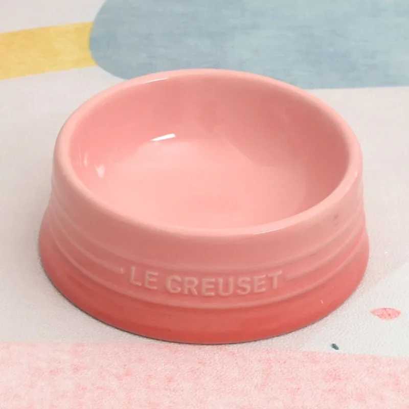 Extra Wide Anti Spill Pet Bowl Elevated Pets Feed Bowls Cat Feeder Whisker Stress-Free Dog Ceramic Cat Feeding Bowls Dog BowlT250307